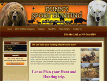 Tablet Screenshot of dunnssporthunting.com